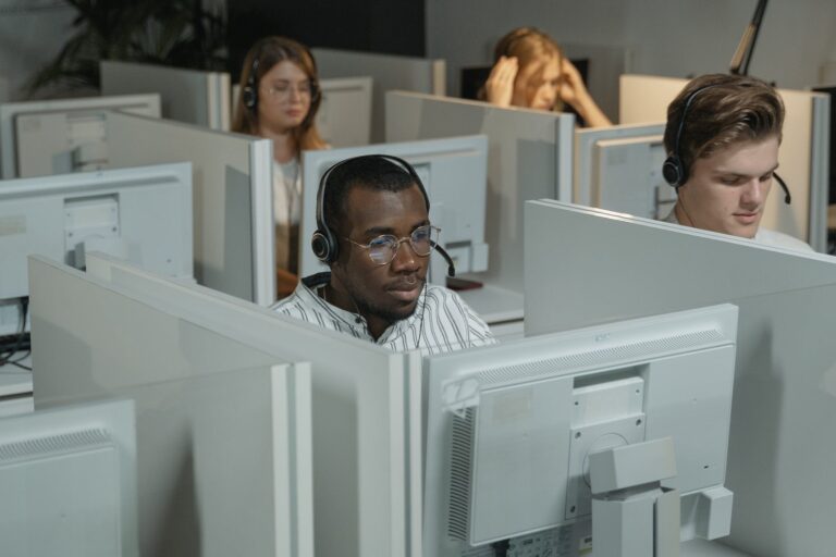 people working in the office