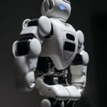 close up shot of a toy robot