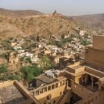 scenic view of jaipur from ancient fort