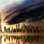 black and brown clouds over city by the bay